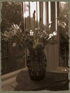 One in a series of black and white photo edits