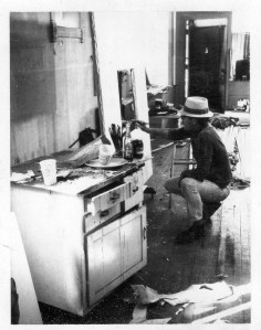 Photo of the Artist in Studio